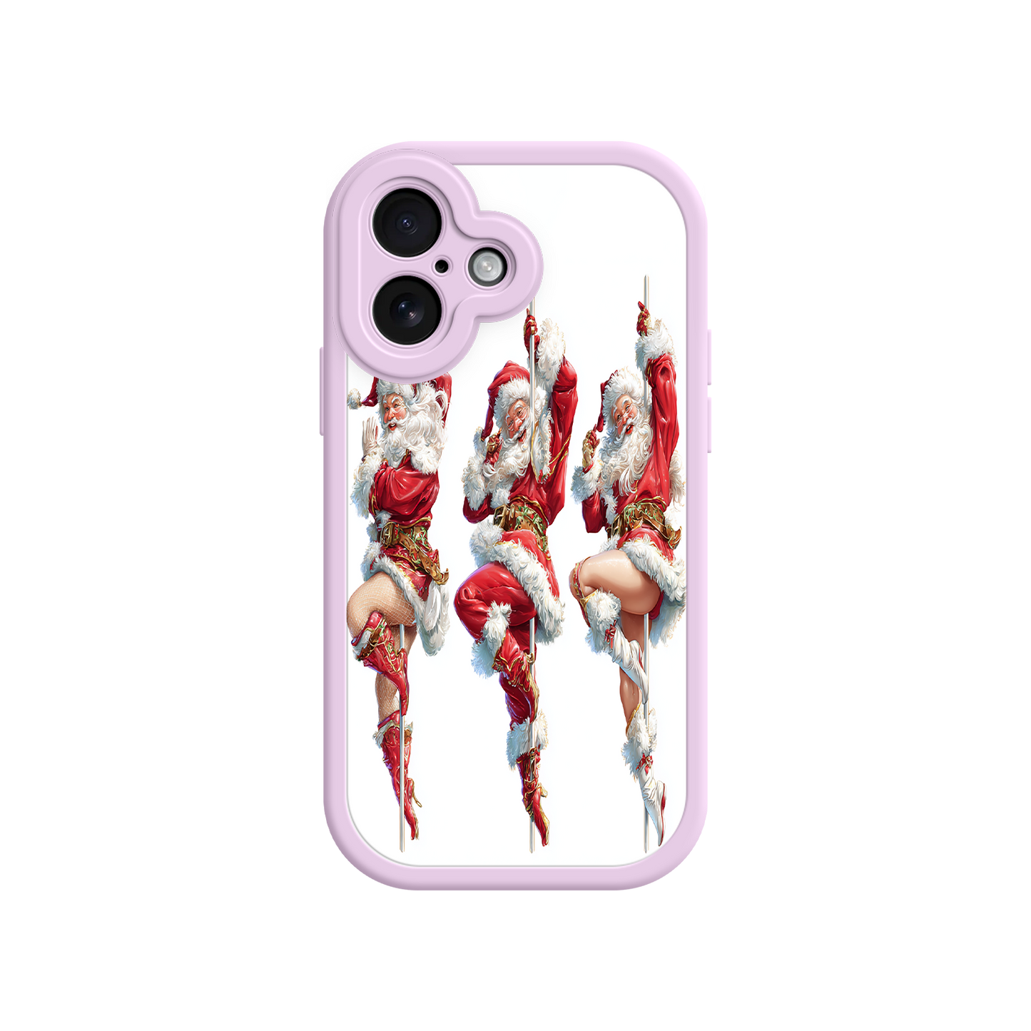 Artistic phone case with vintage Christmas celebration