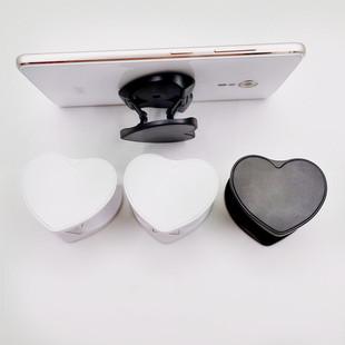 Mirror Heart Glitter phone PopGrip, adjustable cellphone stand, retractable smartphone holder, phone mount support, Expanding Kickstand, handheld accessories pop socket  mirror