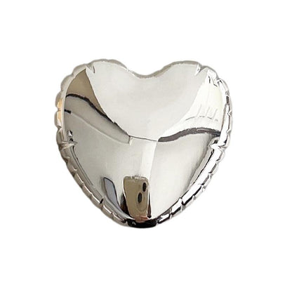#S0019 Factory Wholesale Electroplated Heart PopSockets phone PopGrip, Desktop Bracket, adjustable cellphone stand, retractable smartphone holder, phone mount, Folding Kickstand, handheld accessories