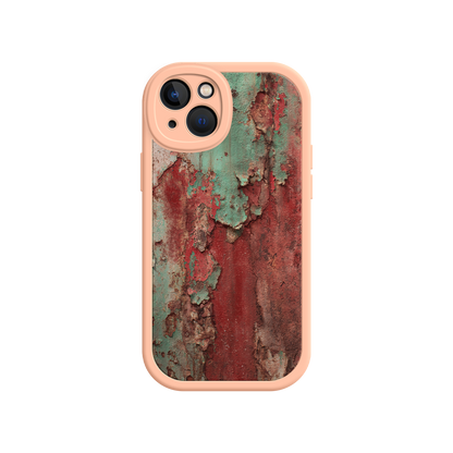 #MC0022 Factory Wholesale Rustic Metal Texture Phone Case – Vintage Industrial Style for iPhone 17