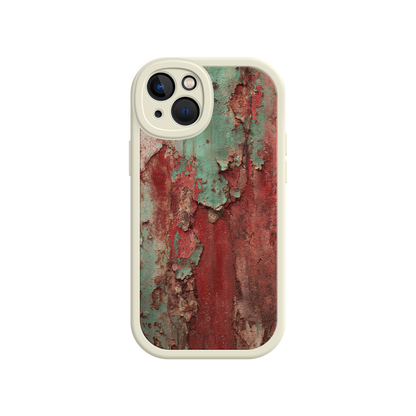 #MC0022 Factory Wholesale Rustic Metal Texture Phone Case – Vintage Industrial Style for iPhone 17