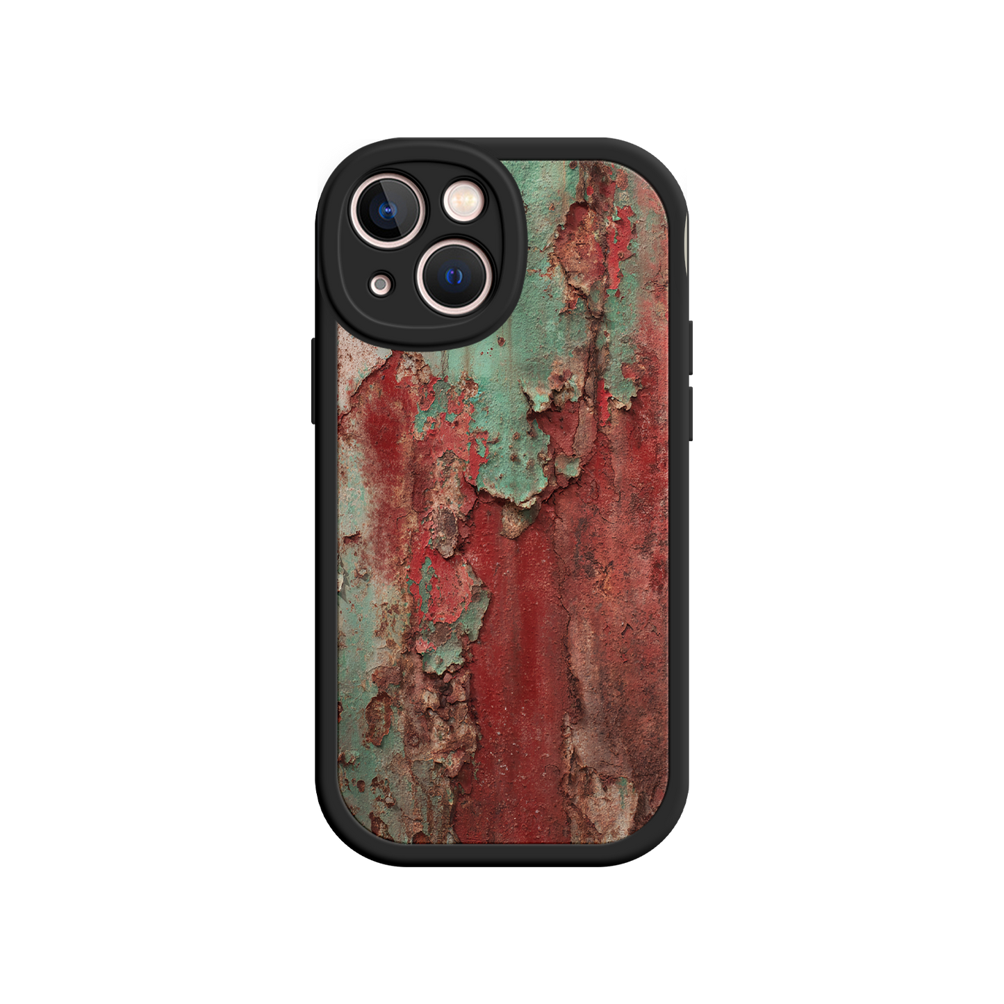 #MC0022 Factory Wholesale Rustic Metal Texture Phone Case – Vintage Industrial Style for iPhone 17