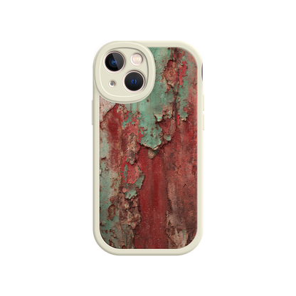 #MC0022 Factory Wholesale Rustic Metal Texture Phone Case – Vintage Industrial Style for iPhone 17