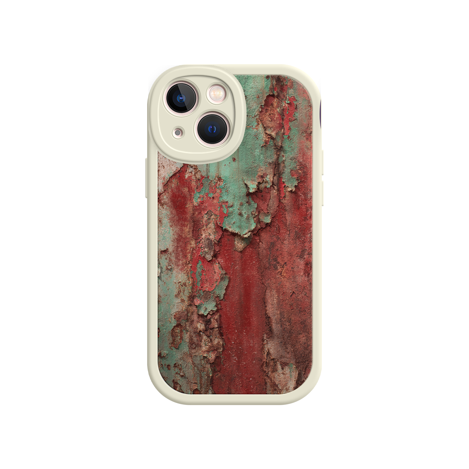 Rustic Metal Texture Phone Case – Vintage Industrial Style for iPhone 17