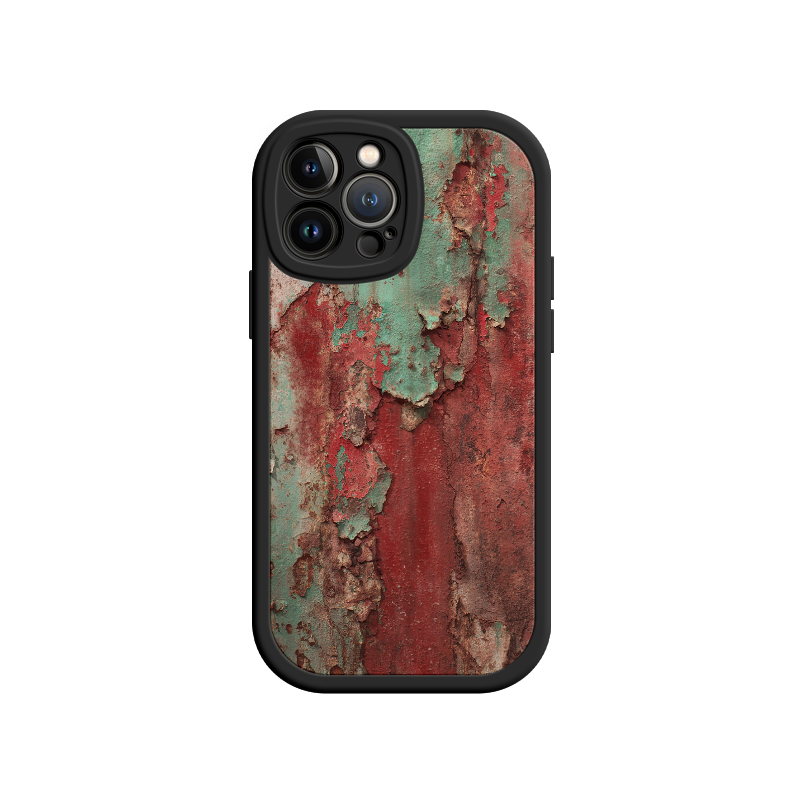 Rustic Metal Texture Phone Case – Vintage Industrial Style for iPhone 17