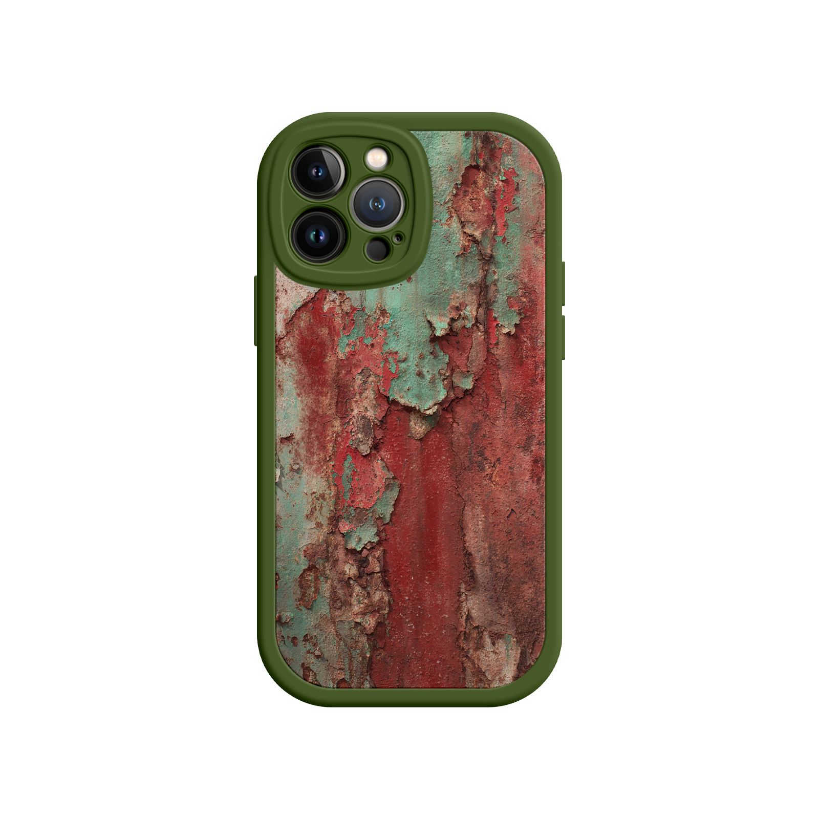 Rustic Metal Texture Phone Case – Vintage Industrial Style for iPhone 17