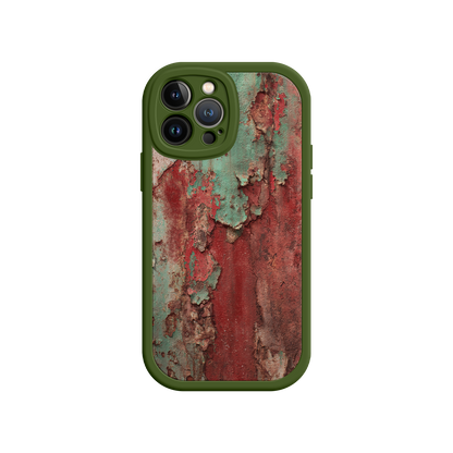 #MC0022 Factory Wholesale Rustic Metal Texture Phone Case – Vintage Industrial Style for iPhone 17