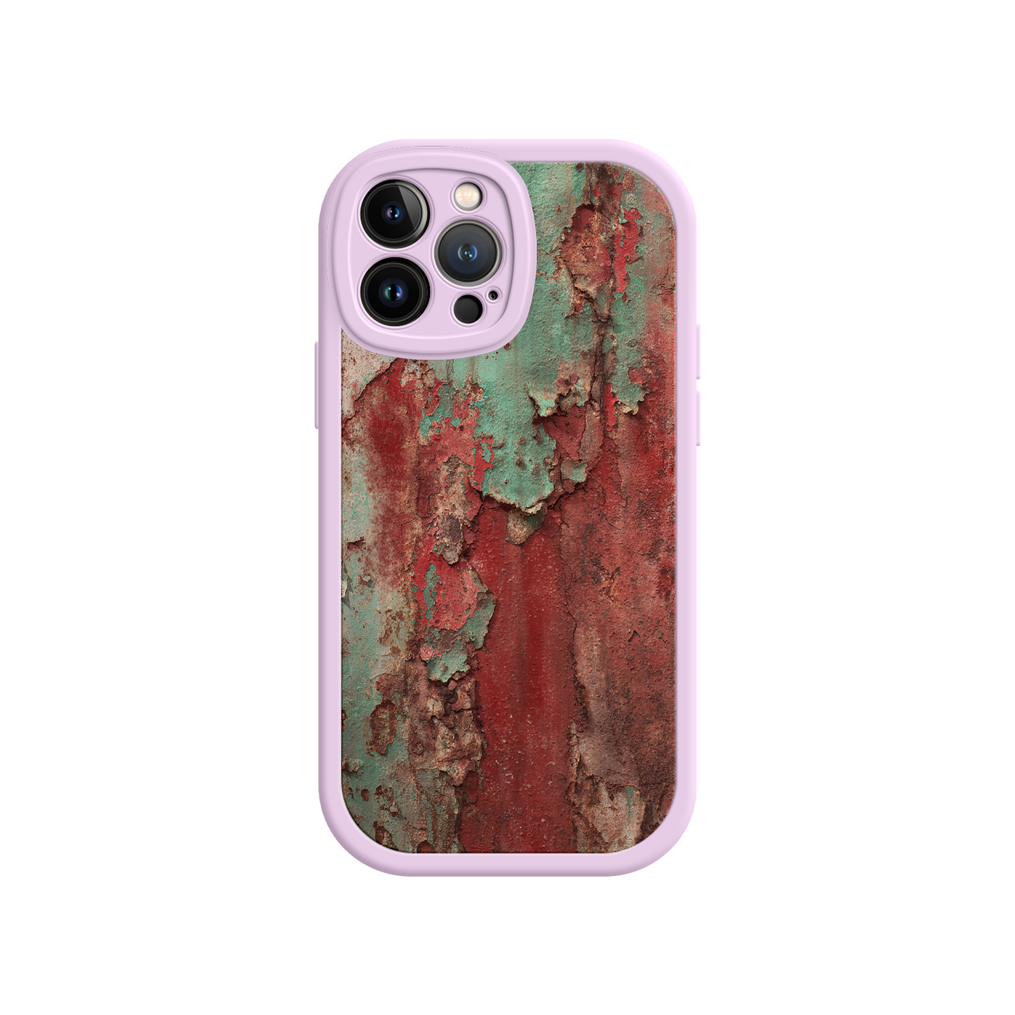 #MC0022 Factory Wholesale Rustic Metal Texture Phone Case – Vintage Industrial Style for iPhone 17
