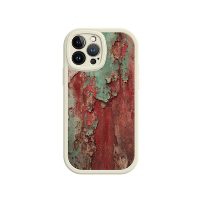 #MC0022 Factory Wholesale Rustic Metal Texture Phone Case – Vintage Industrial Style for iPhone 17