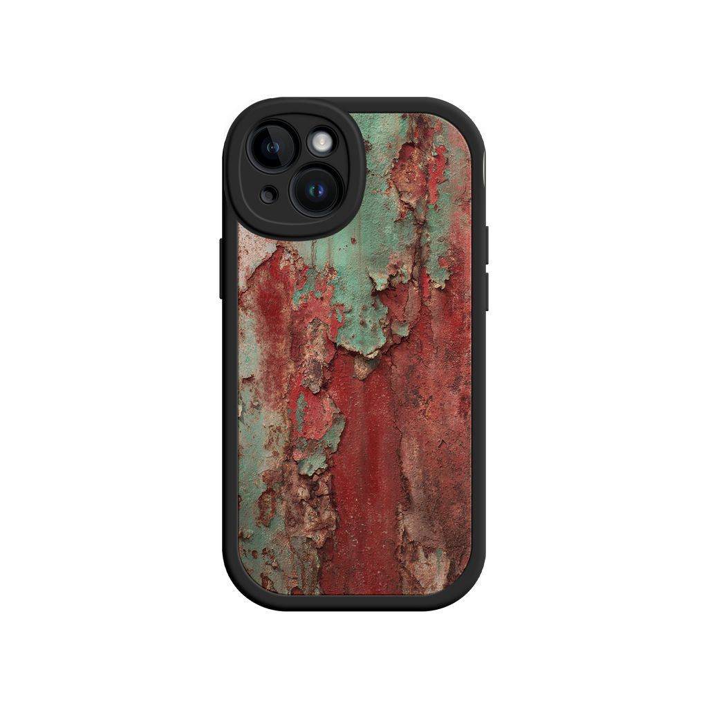 Rustic Metal Texture Phone Case – Vintage Industrial Style for iPhone 17