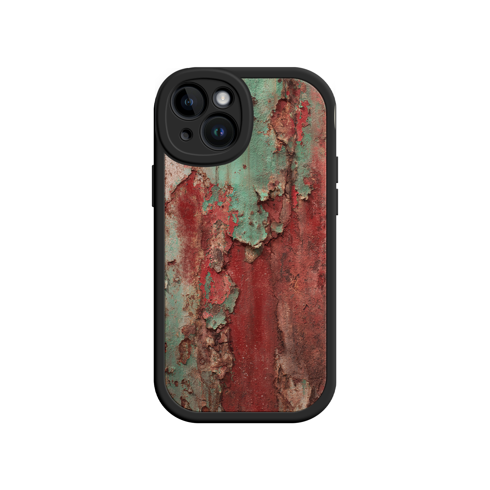 Rustic Metal Texture Phone Case – Vintage Industrial Style for iPhone 17