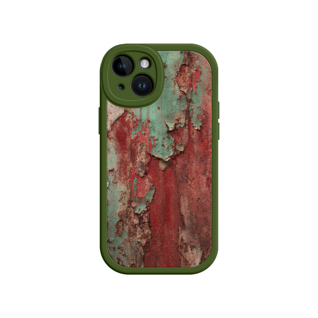 Rustic Metal Texture Phone Case – Vintage Industrial Style for iPhone 17