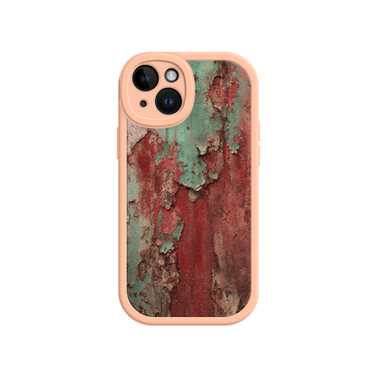 #MC0022 Factory Wholesale Rustic Metal Texture Phone Case – Vintage Industrial Style for iPhone 17