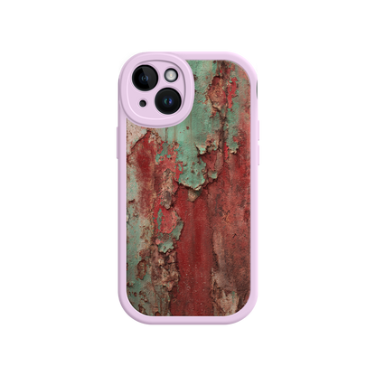 #MC0022 Factory Wholesale Rustic Metal Texture Phone Case – Vintage Industrial Style for iPhone 17