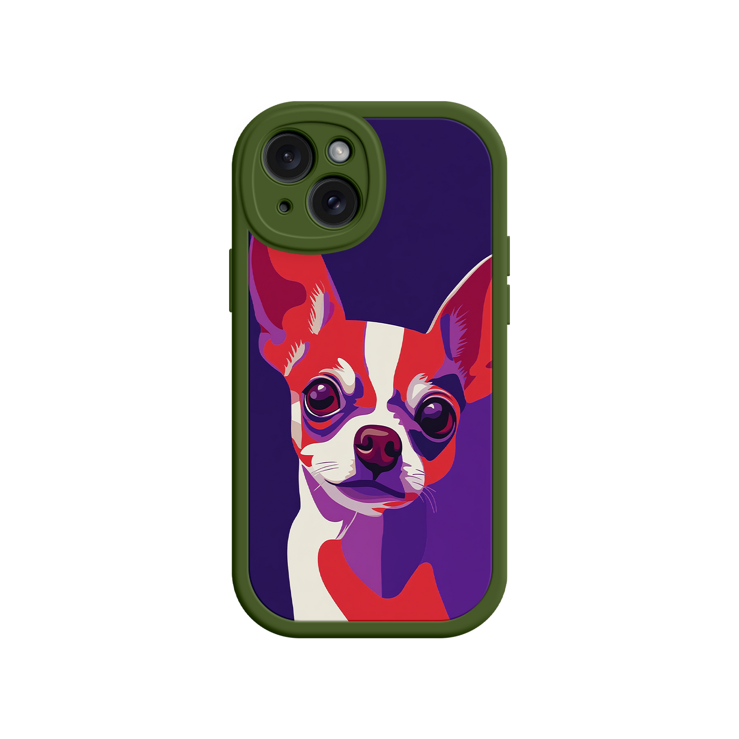 Pet portrait phone case for iPhone