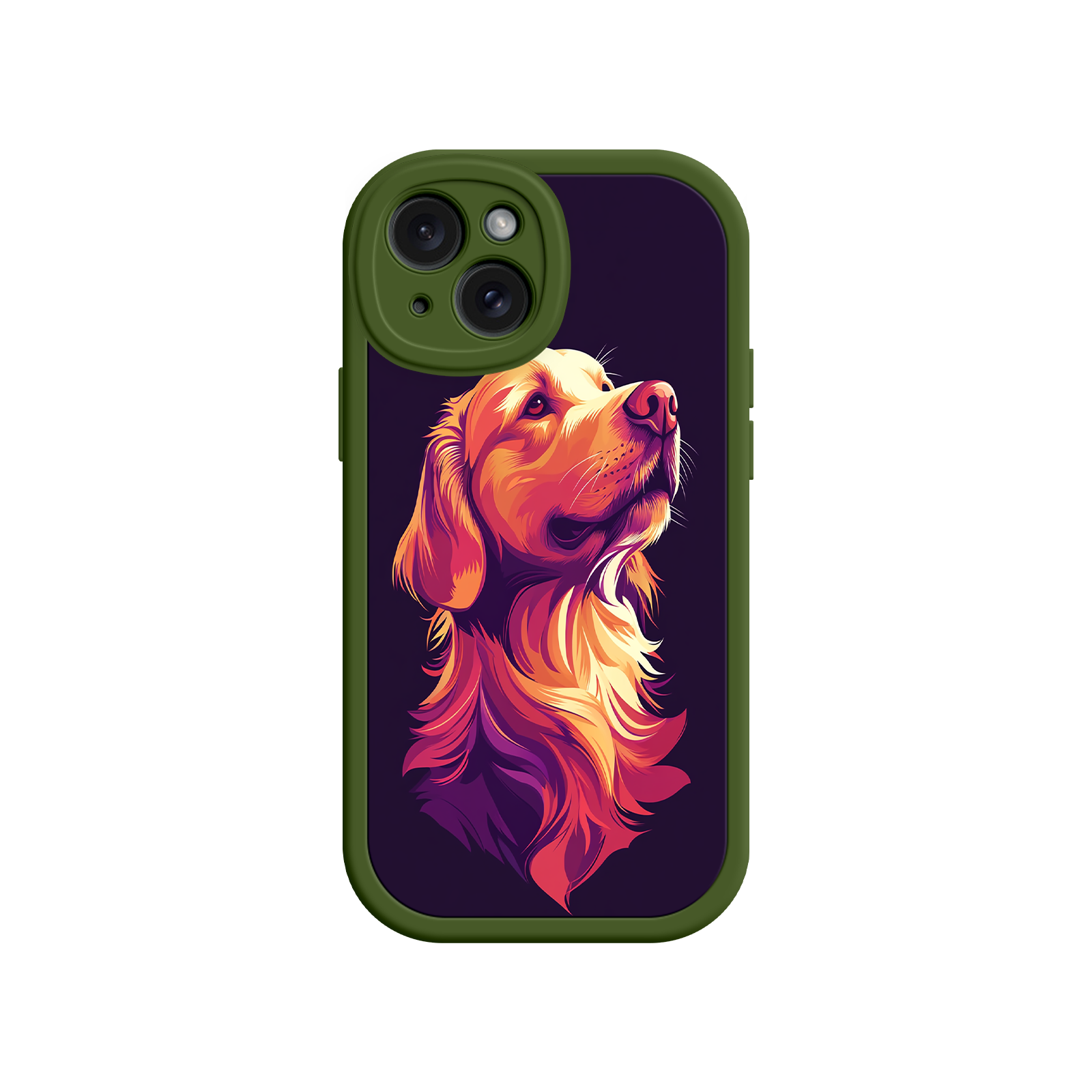 Golden Retriever Pop Art Phone Case – Vibrant Dog Lover Design for iPhone