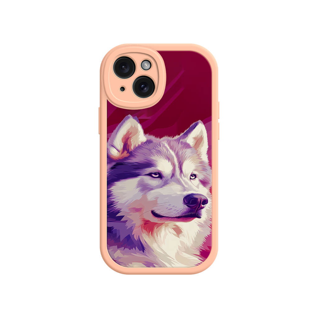 Husky Dog Pop Art Phone Case – Stylish Pet Lover Design for iPhone & Android