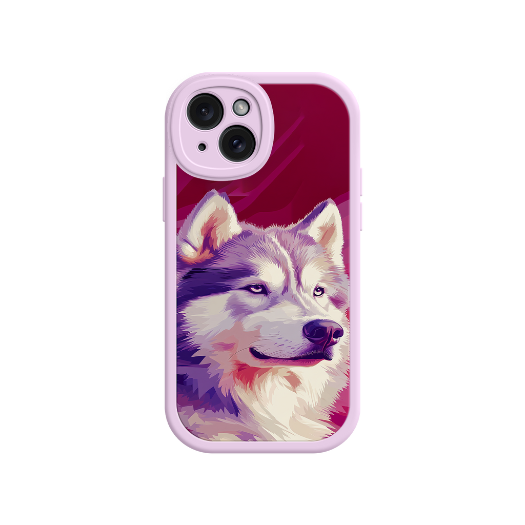 Husky Dog Pop Art Phone Case – Stylish Pet Lover Design for iPhone & Android
