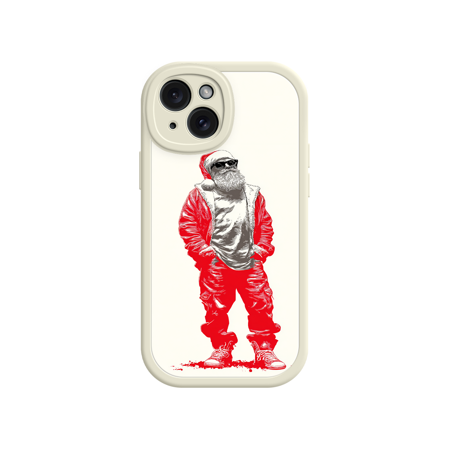 #MC0023 Factory Wholesale Urban Santa Street Style iphone 17 Case