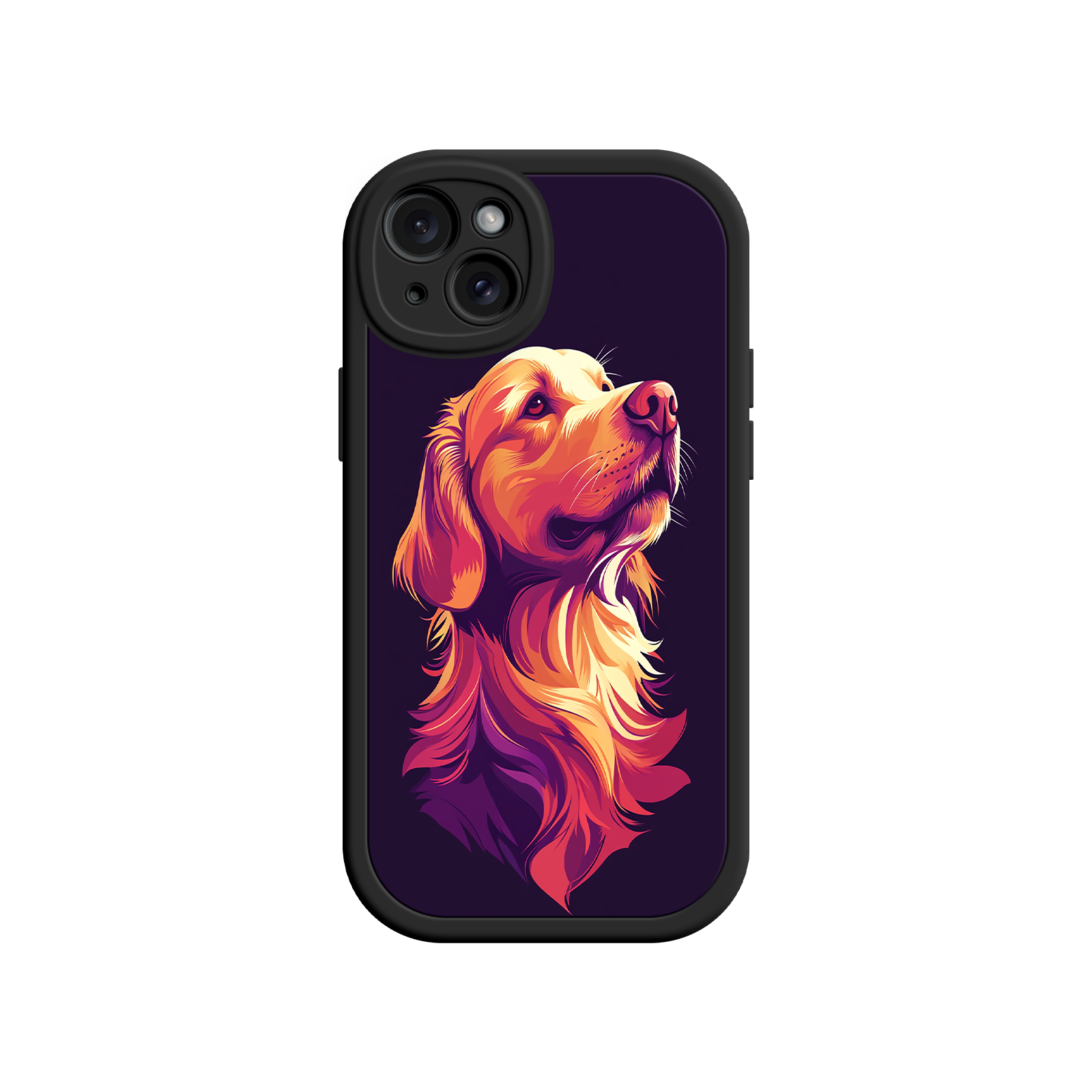 Golden Retriever Pop Art Phone Case – Vibrant Dog Lover Design for iPhone