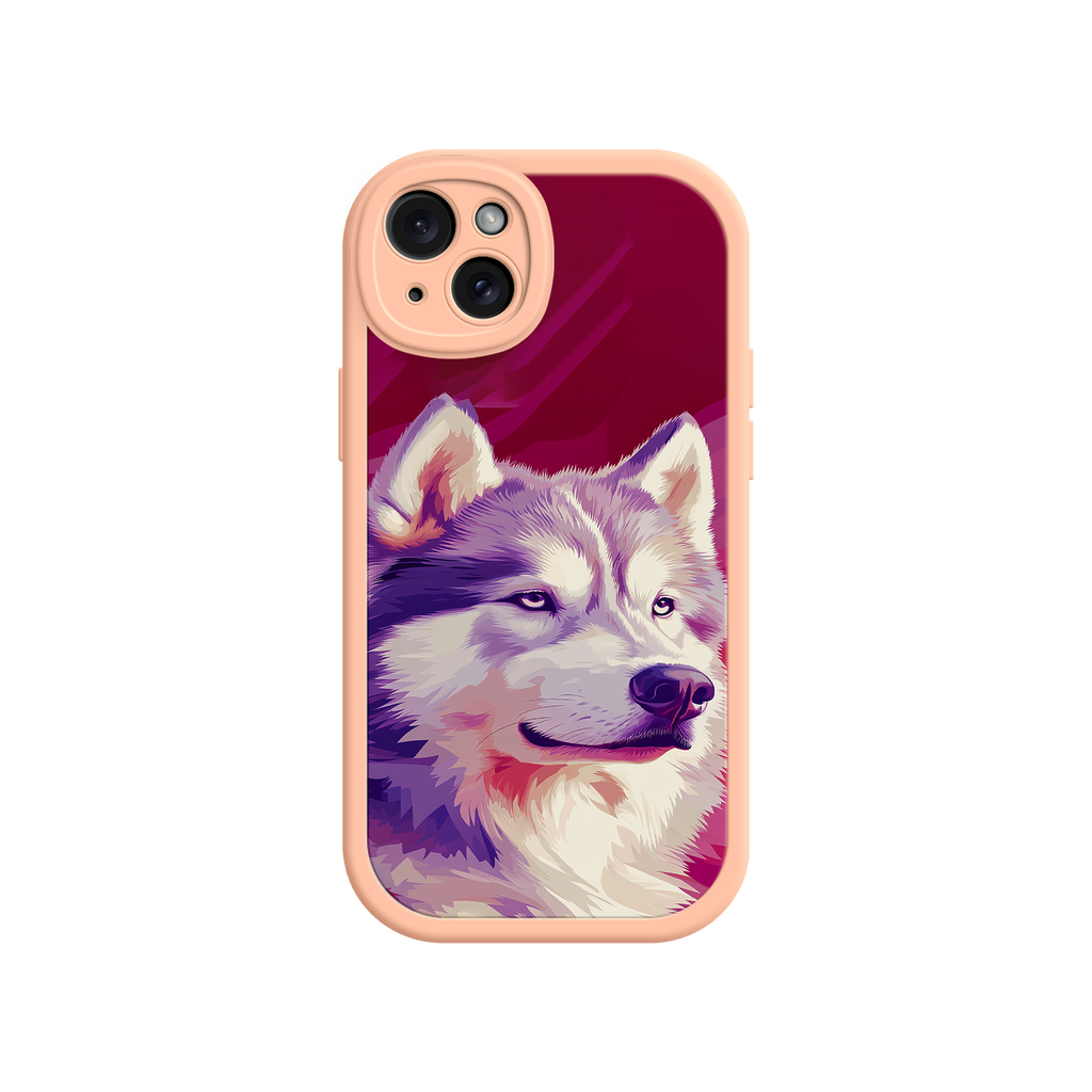 Husky Dog Pop Art Phone Case – Stylish Pet Lover Design for iPhone & Android