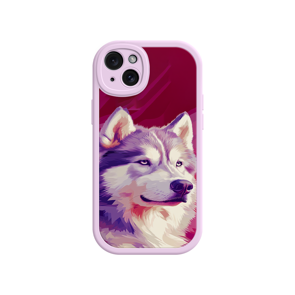 Husky Dog Pop Art Phone Case – Stylish Pet Lover Design for iPhone & Android