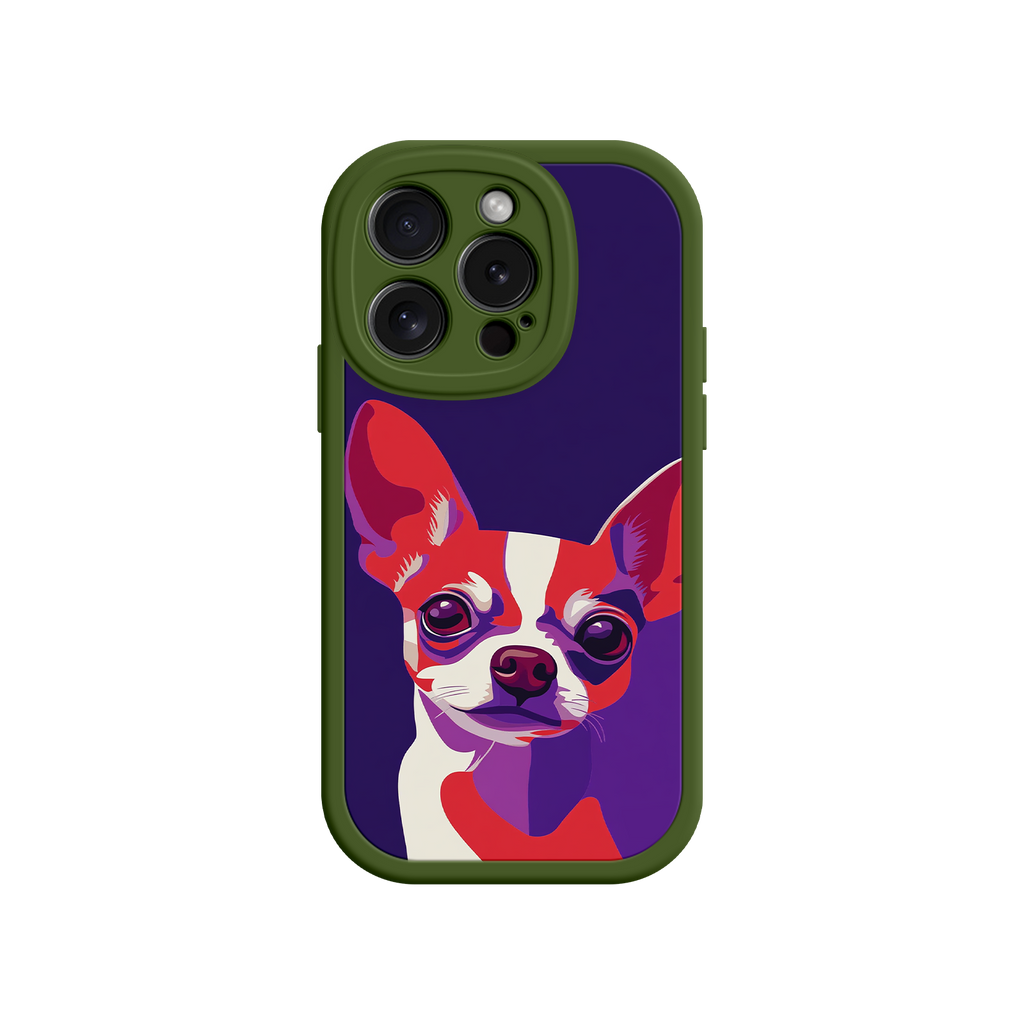 Pop Art Chihuahua Phone Case – Colorful Dog Design for iPhone & Android