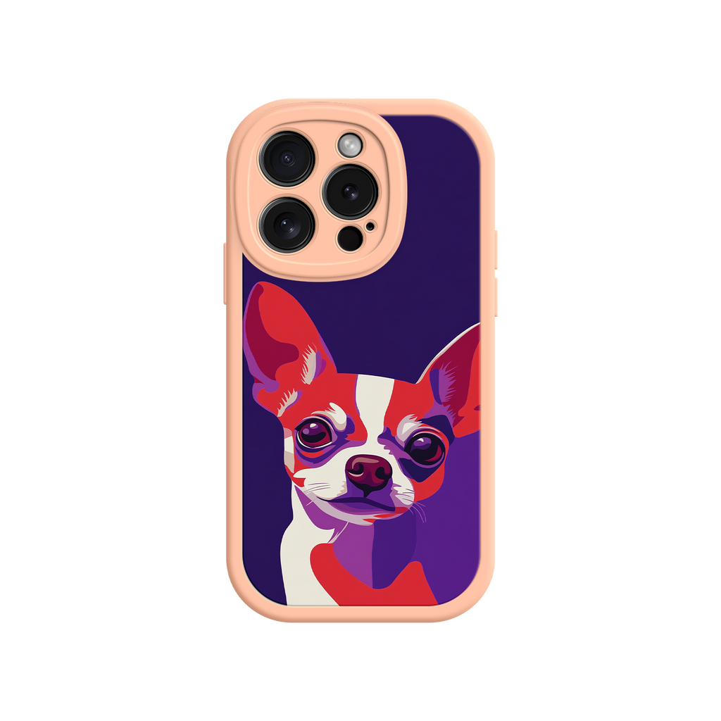 Pop Art Chihuahua Phone Case – Colorful Dog Design for iPhone & Android