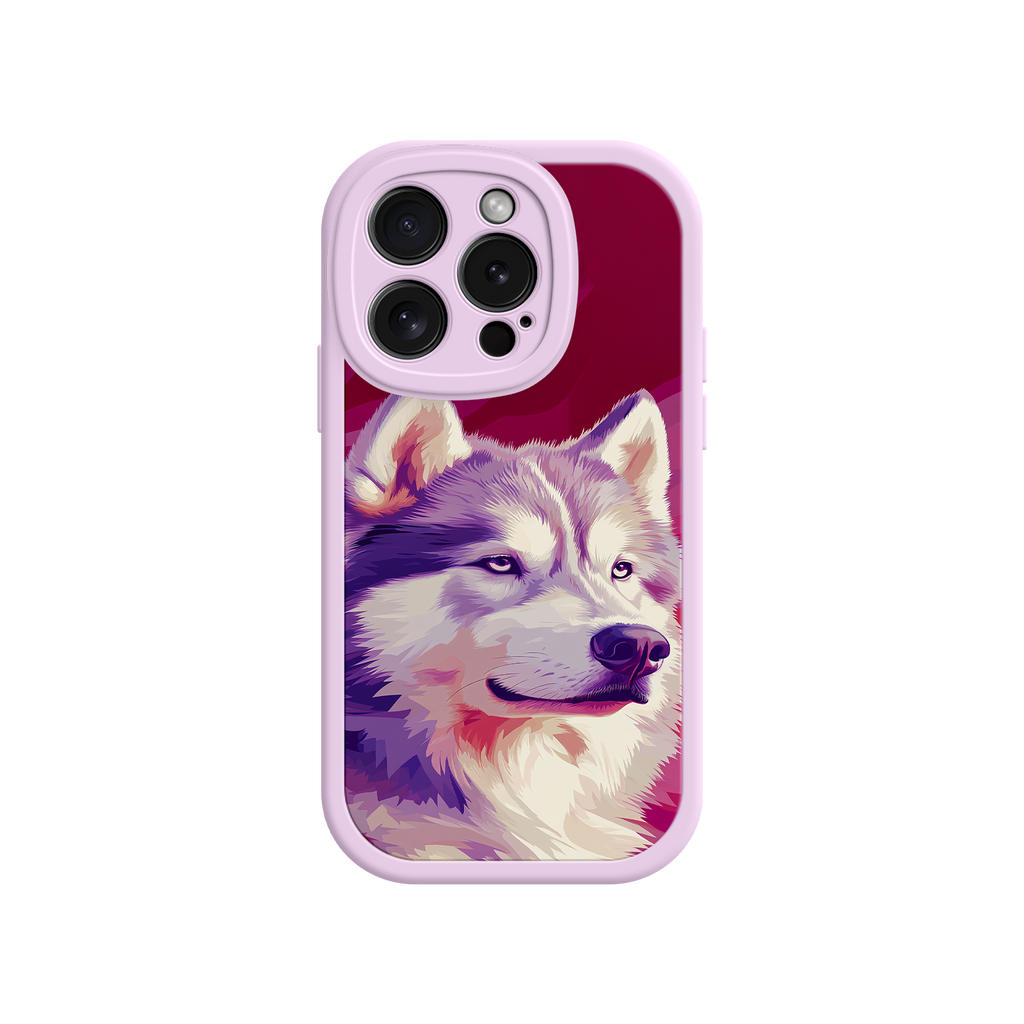Husky Dog Pop Art Phone Case – Stylish Pet Lover Design for iPhone & Android