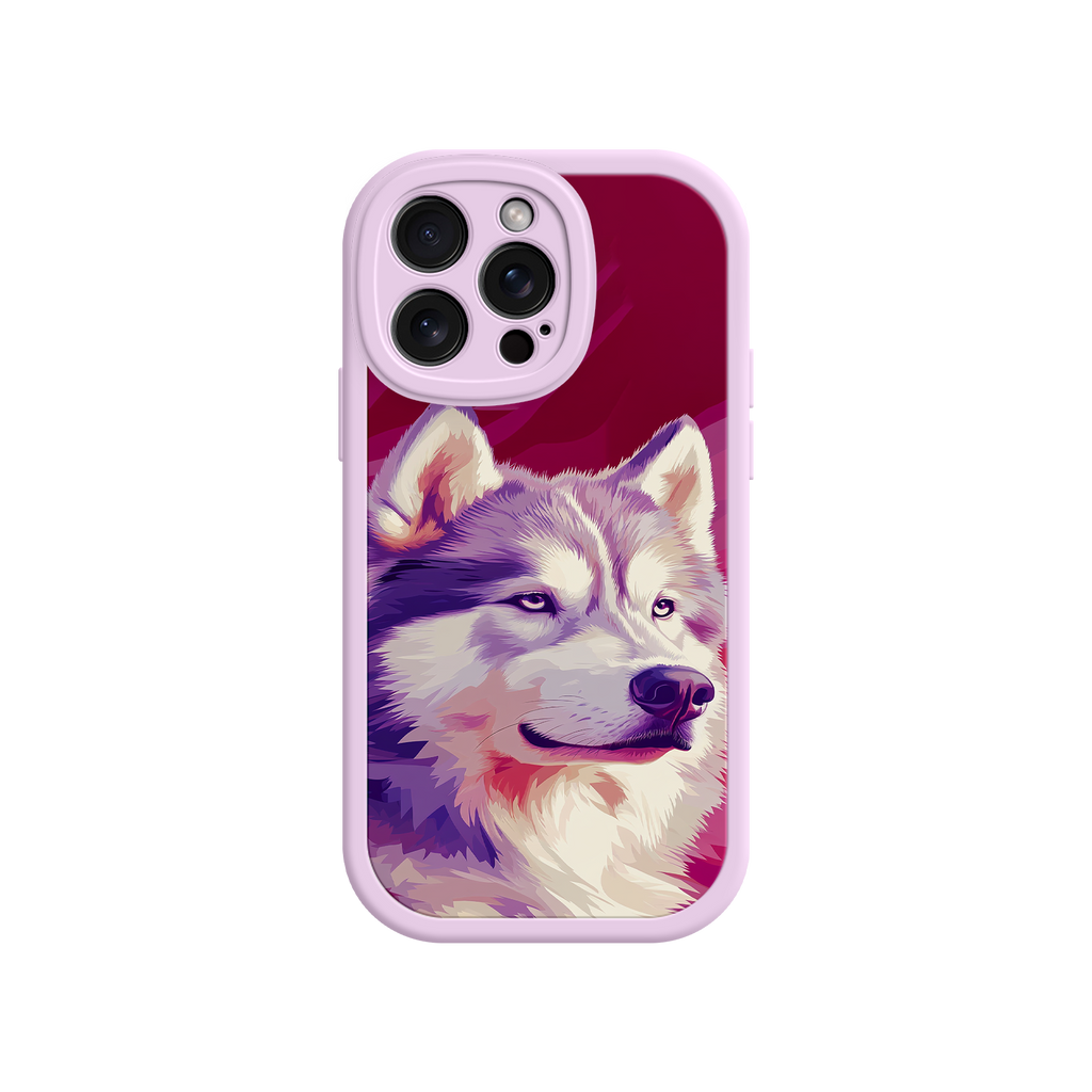 Husky Dog Pop Art Phone Case – Stylish Pet Lover Design for iPhone & Android