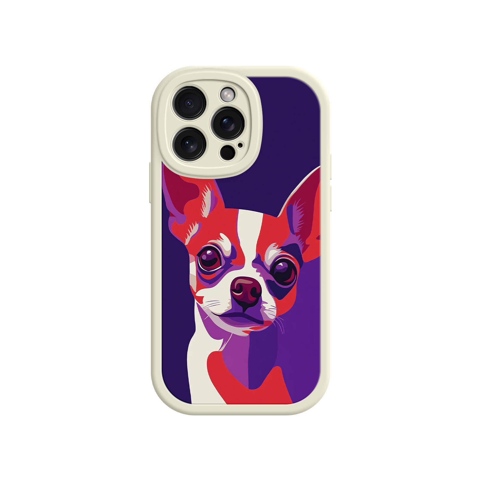 Pop Art Chihuahua Phone Case – Colorful Dog Design for iPhone & Android