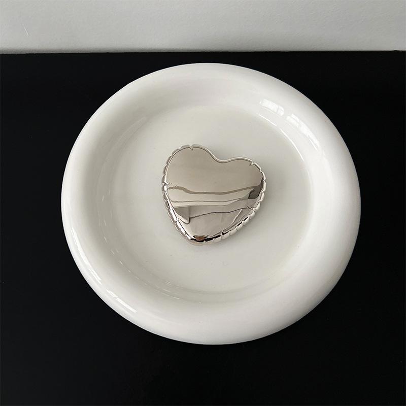 Electroplated Heart PopSockets phone PopGrip, Desktop Bracket, adjustable cellphone stand, retractable smartphone holder, phone mount, Folding Kickstand, handheld accessories