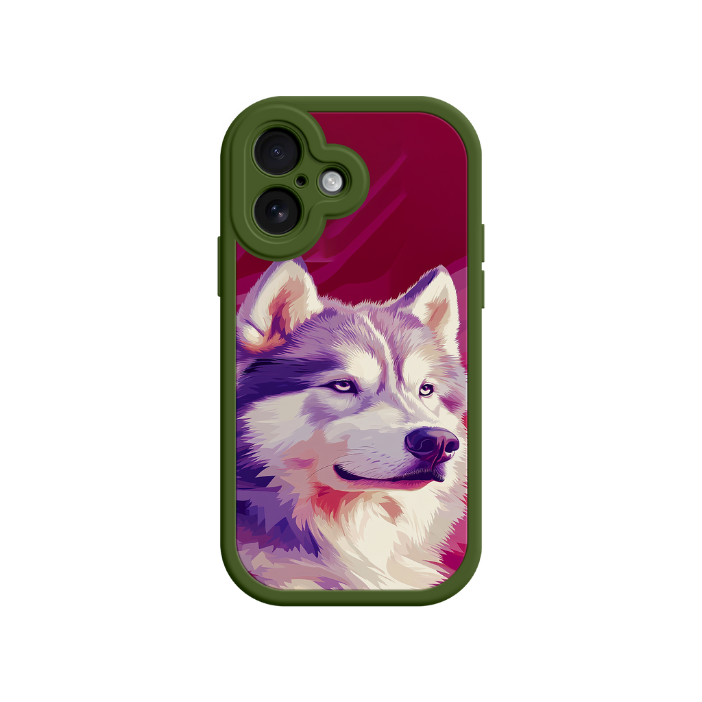 Husky Dog Pop Art Phone Case – Stylish Pet Lover Design for iPhone & Android