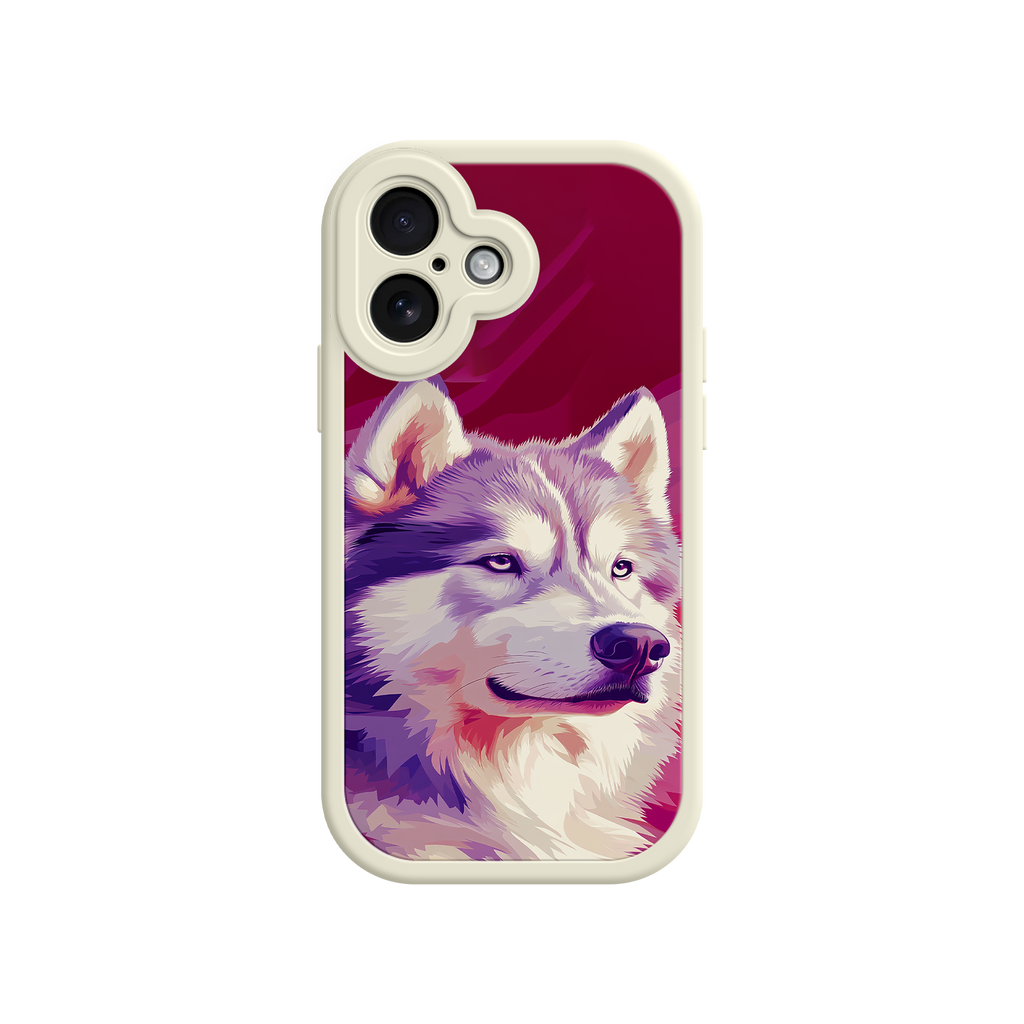 Husky Dog Pop Art Phone Case – Stylish Pet Lover Design for iPhone & Android