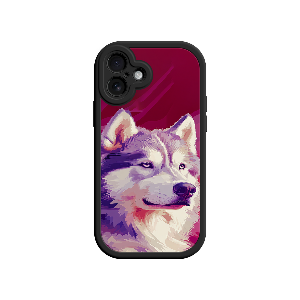 Husky Dog Pop Art Phone Case – Stylish Pet Lover Design for iPhone & Android