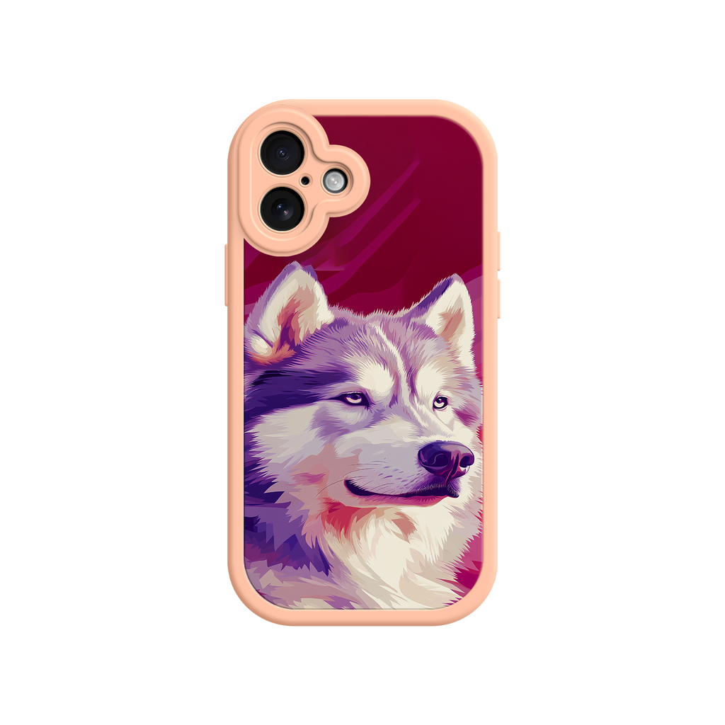 Husky Dog Pop Art Phone Case – Stylish Pet Lover Design for iPhone & Android
