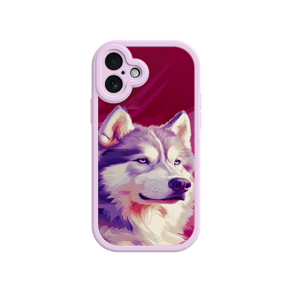 Husky Dog Pop Art Phone Case – Stylish Pet Lover Design for iPhone & Android