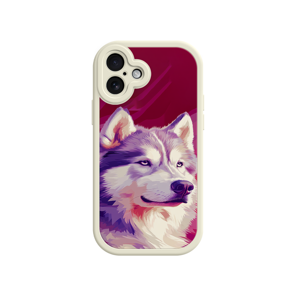 Husky Dog Pop Art Phone Case – Stylish Pet Lover Design for iPhone & Android