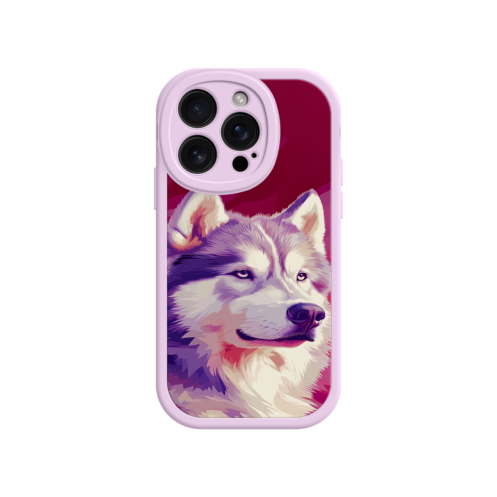 Husky Dog Pop Art Phone Case – Stylish Pet Lover Design for iPhone & Android