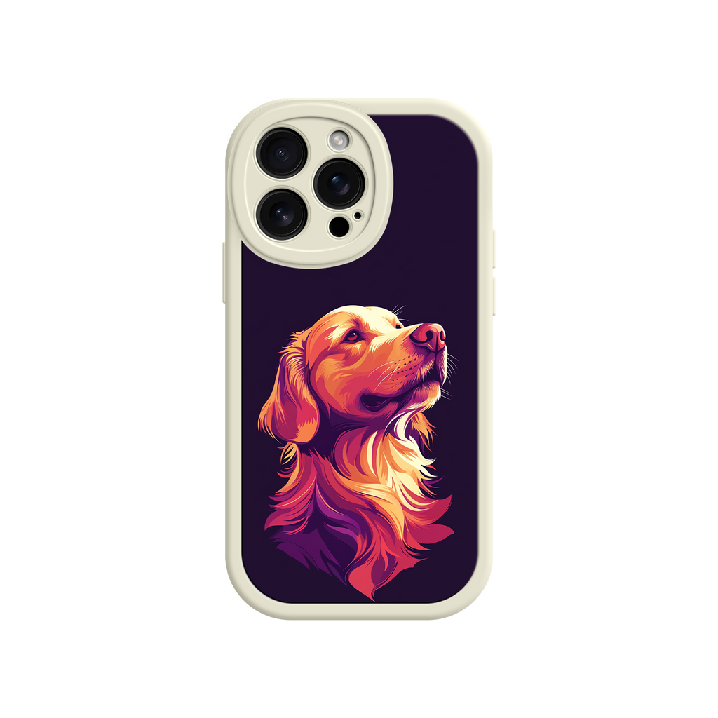 Golden Retriever Pop Art Phone Case – Vibrant Dog Lover Design for iPhone