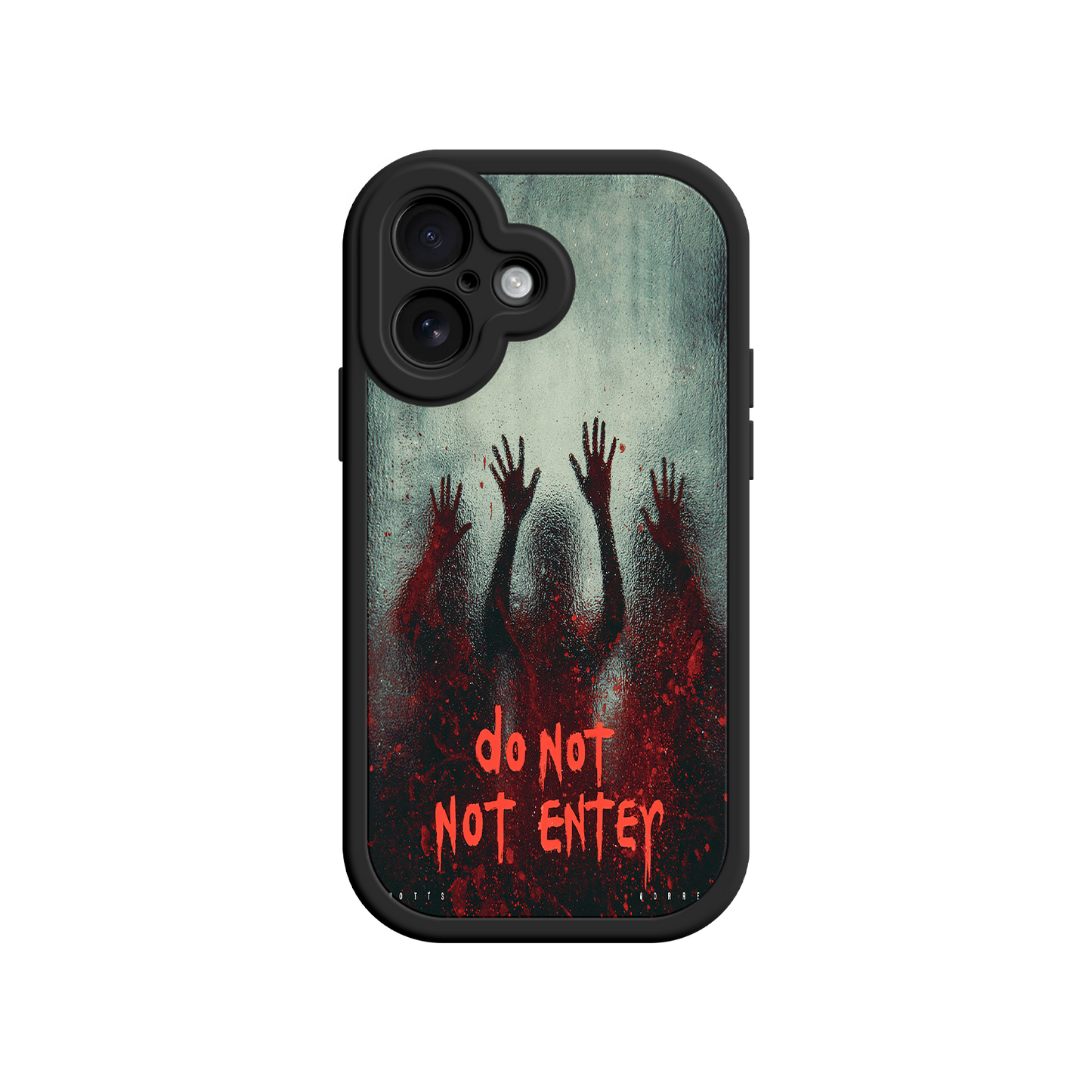 Unique iPhone case with horror-themed illustration