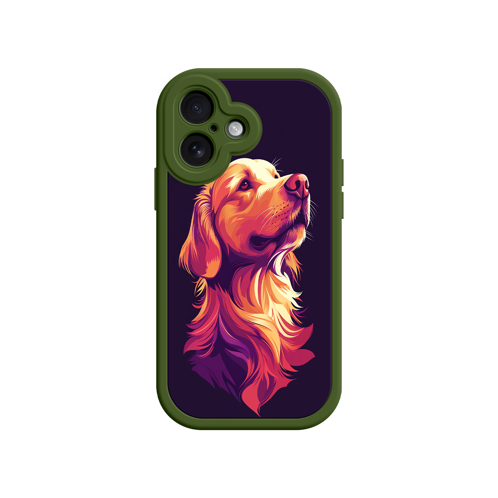 Golden Retriever Pop Art Phone Case – Vibrant Dog Lover Design for iPhone