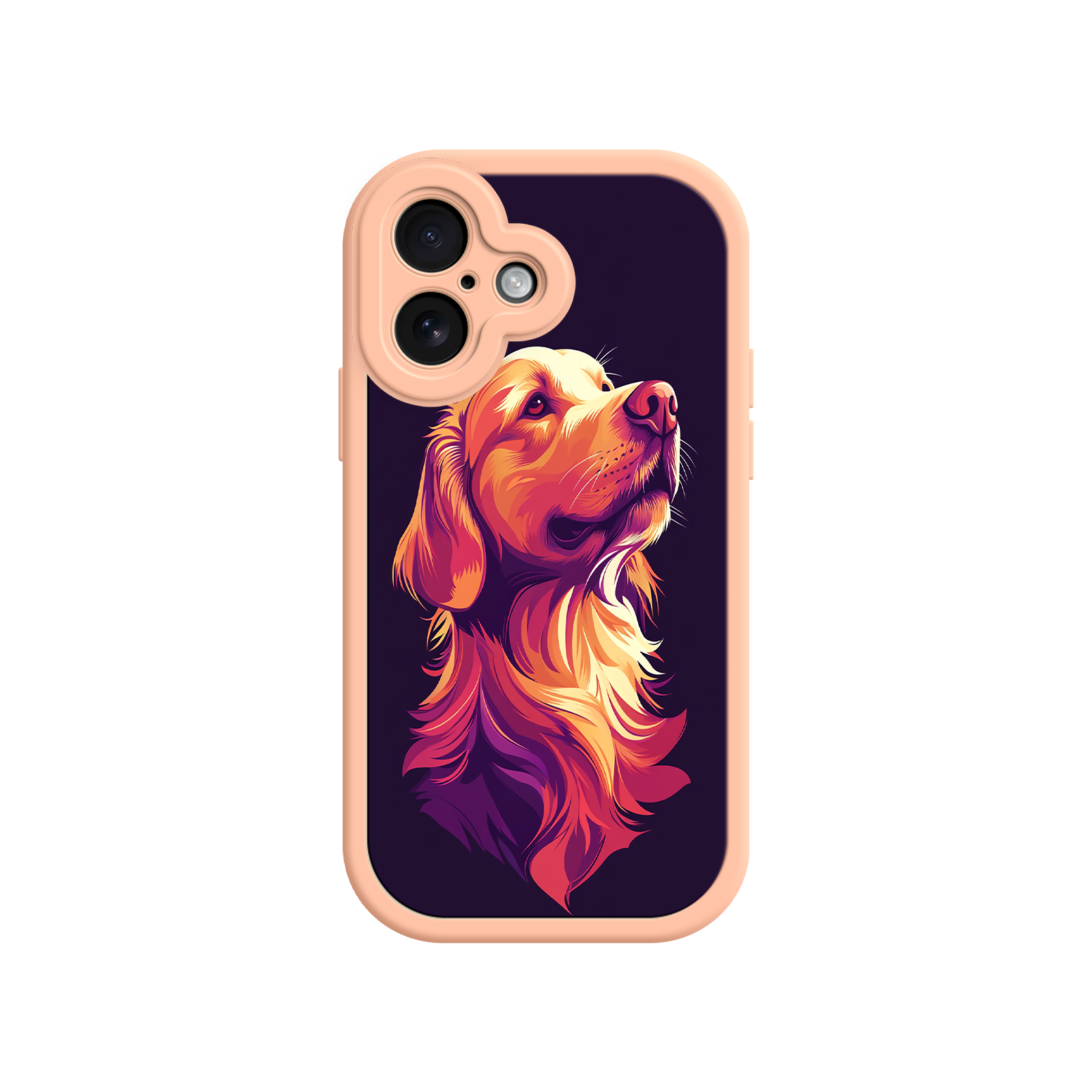 Golden Retriever Pop Art Phone Case – Vibrant Dog Lover Design for iPhone