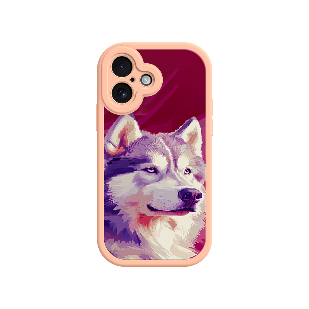 Husky Dog Pop Art Phone Case – Stylish Pet Lover Design for iPhone & Android