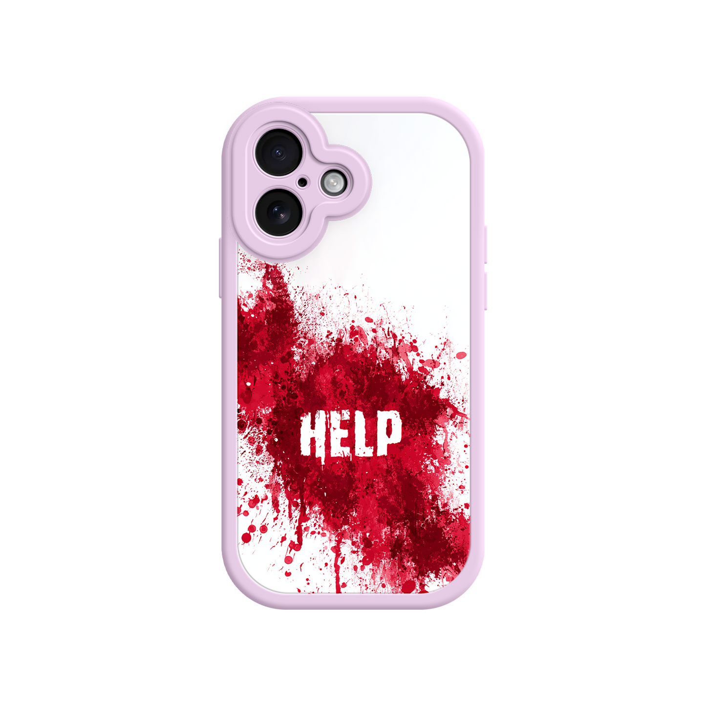 Edgy iPhone case with dramatic horror theme