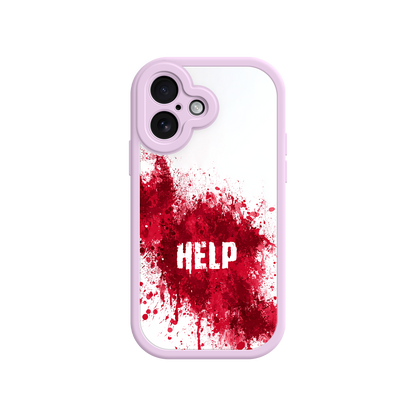 Edgy iPhone case with dramatic horror theme