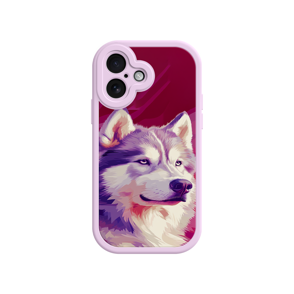 Husky Dog Pop Art Phone Case – Stylish Pet Lover Design for iPhone & Android