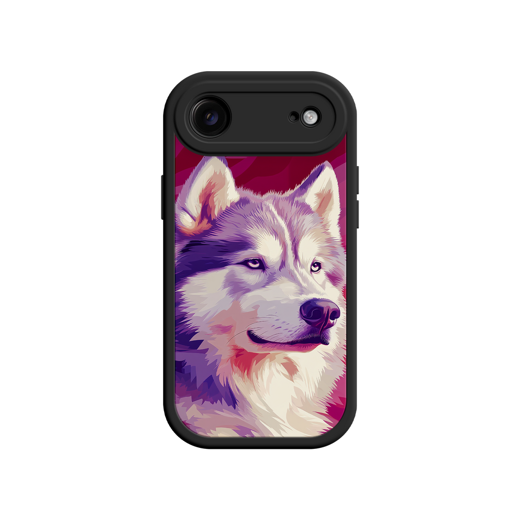 Husky Dog Pop Art Phone Case – Stylish Pet Lover Design for iPhone & Android