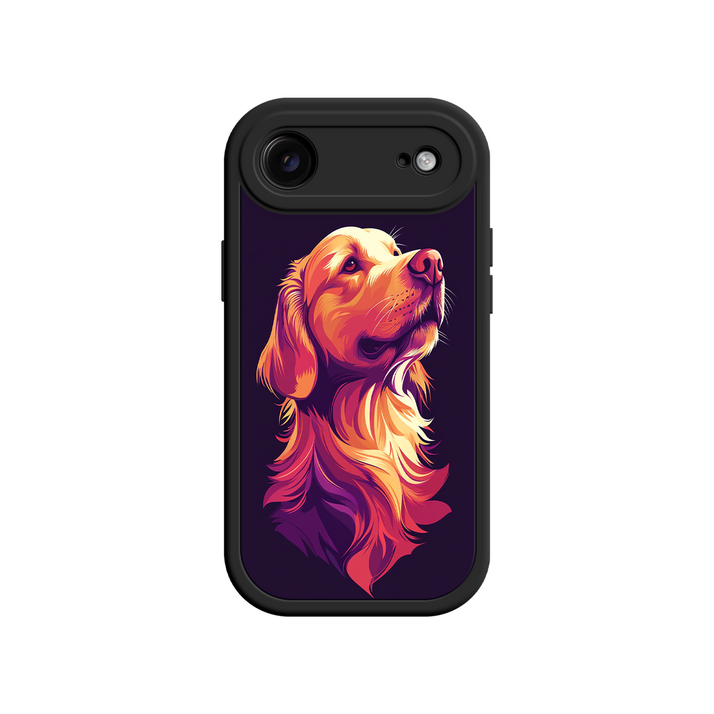 Golden Retriever Pop Art Phone Case – Vibrant Dog Lover Design for iPhone