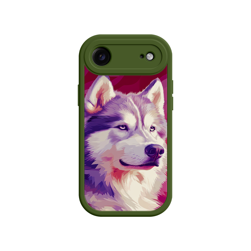 Husky Dog Pop Art Phone Case – Stylish Pet Lover Design for iPhone & Android